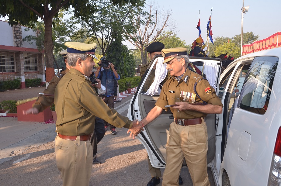 Farewell Parade of Shri Ajit Singh, D.G. of Police, Rajasthan